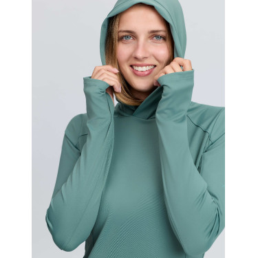 Haut technique à capuche Heidi LeMieux Haut technique à capuche Heidi LeMieux