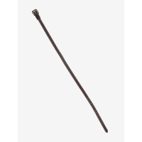 Nosebande Flash Kudos huilée LeMieux Marron / argent