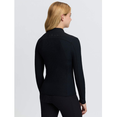 T-shirt technique côtelé Raye LeMieux Young Rider Noir