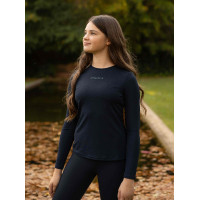 Hybride sporttechnisch T-shirt LeMieux Young Rider Marine Marineblauw