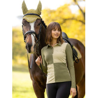 T-shirt technique LeMieux Rugby Harlequin femme Willow / pear