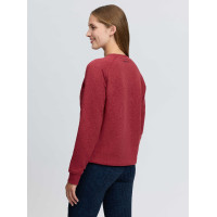 Sweat-shirt LeMieux col rond style Varsity Vida femme Russet Orange Sweat-shirt LeMieux col rond style Varsity Vida femme Russet Orange