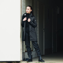 Imperméable PU Billie femme Horze Noir