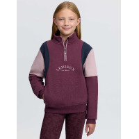 Sweat-shirt demi-zip Viola LeMieux Young Rider Bramble Vert