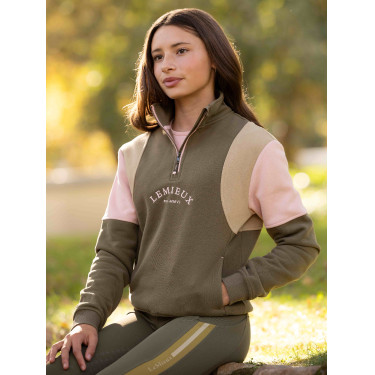 Young Rider Viola Sweater met kwartsrits LeMieux