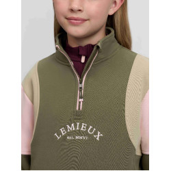 Young Rider Viola Sweater met kwartsrits LeMieux