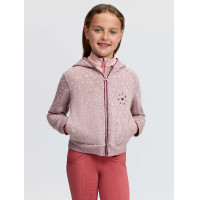 Sweat-shirt à capuche à zip Charlie Mini LeMieux Wild rose Noir Sweat-shirt à capuche à zip Charlie Mini LeMieux Wild rose Noir
