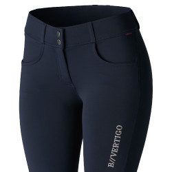 Pantalon d'équitation basanes silicone Meghan femme B Vertigo Bleu marine foncé Pantalon d'équitation basanes silicone Meghan femme B Vertigo Bleu marine foncé