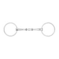Mors de filet avec système de verouillage brisure double Waldhausen