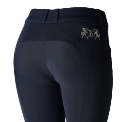 Pantalon d'équitation basanes silicone Meghan femme B Vertigo Bleu marine foncé Pantalon d'équitation basanes silicone Meghan femme B Vertigo Bleu marine foncé