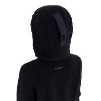 Sweat à capuche zippé en polaire teddy unisexe pour enfants Equestro Noir / noir Sweat à capuche zippé en polaire teddy unisexe pour enfants Equestro Noir / noir