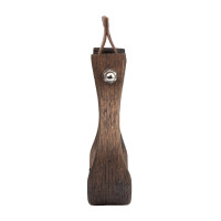 Étrier western en bois avec semelle antidérapante en caoutchouc Westwood Marron foncé