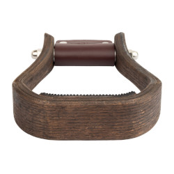 Western stijgbeugel van hout met antislip rubberen zitting Westwood