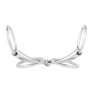 Aanzettrens trensbit met 4 ringen