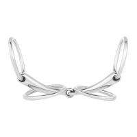 Mors d’attelage mors de filet avec 4 anneaux Waldhausen