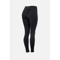 Pantalon d'équitation Estelle femme avec grip aux genoux Horze Noir