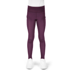 Legging Je t'aime Equithème Neva enfant Prune Violet Legging Je t'aime Equithème Neva enfant Prune Violet