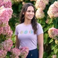 Dames T-shirt met korte mouwen Imperial Riding Holographics Marine Marineblauw