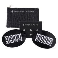 Numéro de compétition Imperial Riding Basic à épingle rapide par 2 Noir Numéro de compétition Imperial Riding Basic à épingle rapide par 2 Noir