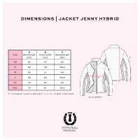 Damesjas Imperial Riding Jenny Hybrid Zwart