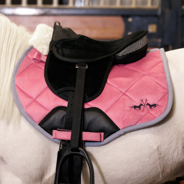 Tapis de selle HV Polo Sasha GP Pensez rose