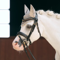 Bonnet anti-mouches Imperial Riding Bandit Taupe Marron
