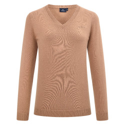 Pullover HV Polo Oralie femme Camel Marron
