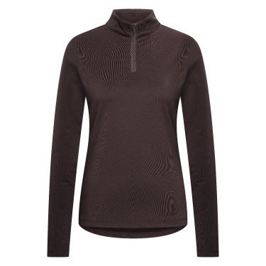 Lange mouwen top Imperial Riding Jamy summer dames Chocolade Bruin Lange mouwen top Imperial Riding Jamy summer dames Chocolade Bruin