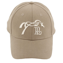 Casquette Naomi Pénélope Taupe / blanc Marron