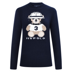 Pullover HV Polo Teddy femme Marine Bleu marine