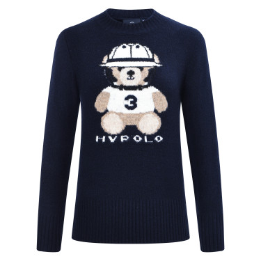 Pullover HV Polo Teddy femme Marine Bleu marine