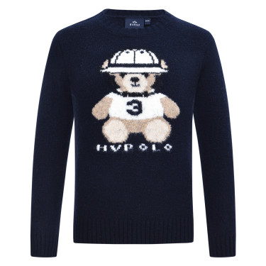 Pull enfant HV Polo Teddy Marine Bleu marine