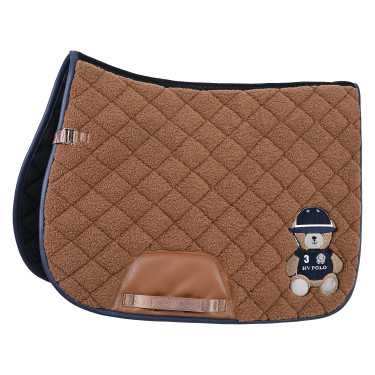 Tapis de selle HV Polo Polo teddy GP Camel Marron Tapis de selle HV Polo Polo teddy GP Camel Marron