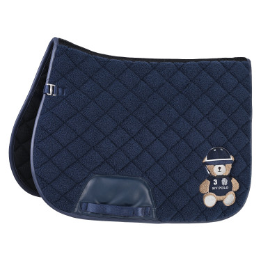 Tapis de selle HV Polo Polo teddy GP Marine Bleu marine Tapis de selle HV Polo Polo teddy GP Marine Bleu marine