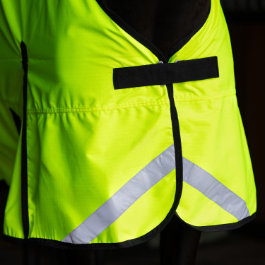 Couverture de paddock Imperial Riding Reflective 200gr Jaune néon