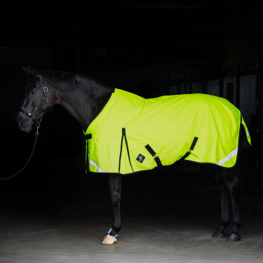 Couverture de paddock Imperial Riding Reflective 200gr Jaune néon
