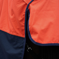 Couverture de paddock Imperial Riding Limited Summer avec couvre-cou Orange / marine Couverture de paddock Imperial Riding Limited Summer avec couvre-cou Orange / marine
