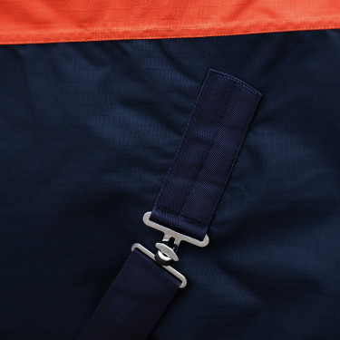 Couverture de paddock Imperial Riding Limited Summer avec couvre-cou Orange / marine
