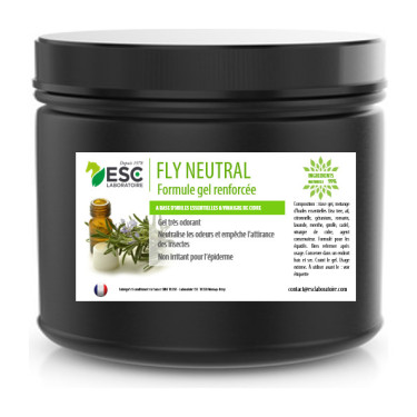 Fly neutral gel ESC Laboratoire - Gel insectes cheval - À base d’huiles essentielles