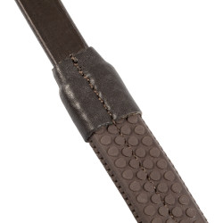 Bridon Supreme à relief carré en cuir