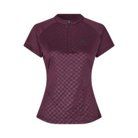 T-shirt d’entraînement femme KLMelanie Kingsland Fig Bordeaux