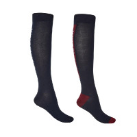 Unisex kniekousen met logo set van 2 Kingsland Marine Marineblauw