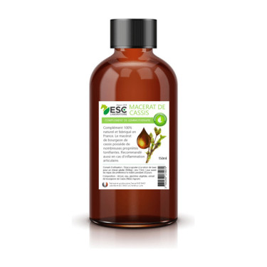 Macérât de bourgeon de cassis ESC Laboratoire - Gemmothérapie cheval - Articulations