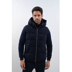 Doudoune sans manches Harcour Aubin Marine Bleu marine