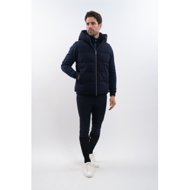 Doudoune sans manches Harcour Aubin Marine Bleu marine