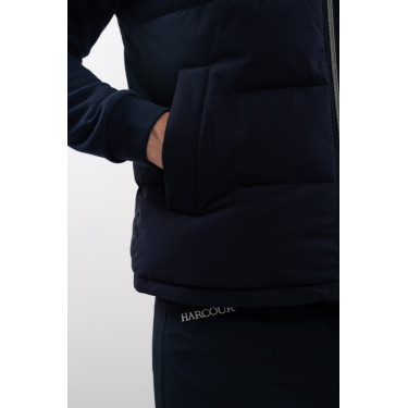 Mouwloze donsjas Harcour Aubin Marine Marineblauw