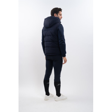 Mouwloze donsjas Harcour Aubin Marine Marineblauw