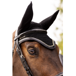 Paardenoornet Harcour Freya Zwart / zwart goud