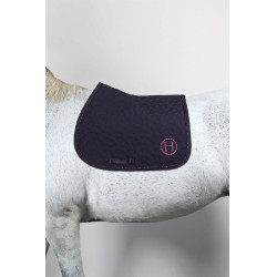 Tapis de Selle Harcour Saphir Marine / rose Bleu Tapis de Selle Harcour Saphir Marine / rose Bleu