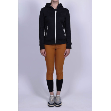Sweat Zip Harcour Sworm dames Zwart